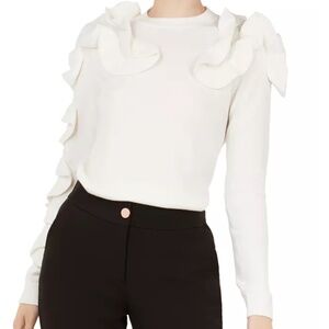 Ted Baker Pallege Ruffle-Trimmed Sweater